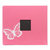 American Crafts - Screenprinted Album - 12 x 12 - Post Bound - Pink Butterfly
