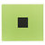 American Crafts - Screenprinted Album - 12 x 12 - Post Bound - Green Polka Dot