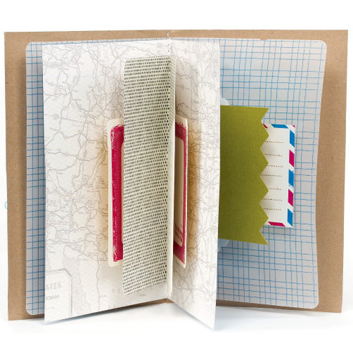 American Crafts - Amy Tangerine Collection - Mini Book - Off the Map