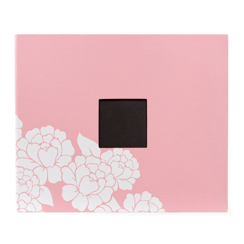 American Crafts - Patterned Album - 12 x 12 D-Ring - Blush Flower