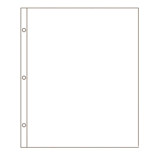 American Crafts - Page Protectors -  8.5 x 11 - 10 Pack