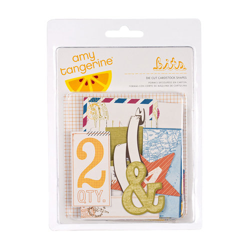 American Crafts - Amy Tangerine Collection - Bits - Decorative Tags