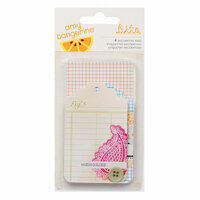 American Crafts - Amy Tangerine Collection - Sketchbook - Bits - Layered Tags