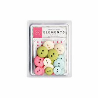 American Crafts - Buttons - Blue Skies, CLEARANCE