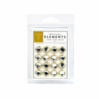 American Crafts - Jewel Brads - Gold - Large, CLEARANCE