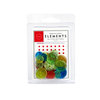 American Crafts - Glitter Buttons - Primaries, CLEARANCE