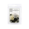 American Crafts - Glitter Buttons - Elegant, CLEARANCE