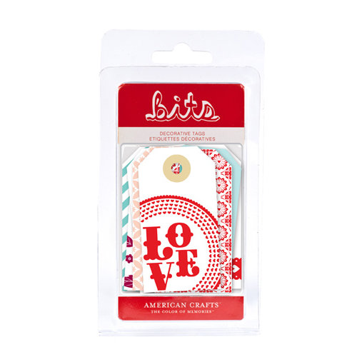 American Crafts - Love Collection - Bits - Reinforced Tags, CLEARANCE