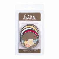 American Crafts - Peachy Keen Collection - Bits - Reinforced Tags - Round