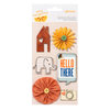American Crafts - Amy Tangerine Collection - Ready Set Go - Details - 3 Dimensional Stickers