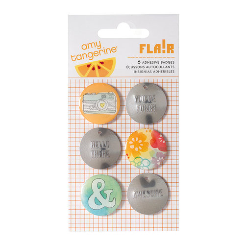 American Crafts - Amy Tangerine Collection - Yes, Please - Flair - Stickers - Embrace