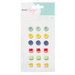 American Crafts - Dear Lizzy Lucky Charm Collection - Adhesive Buttons and Shapes