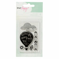 American Crafts - Dear Lizzy Lucky Charm Collection - Clear Acrylic Stamps 2