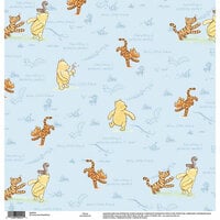EK Success - Disney Collection - 12 x 12 Single Sided Paper - Pooh Perfectly Perfect