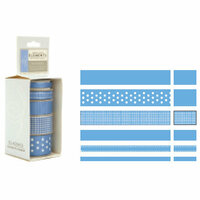American Craft - Elements - Multisized Premium Designer Ribbon - Blue Classics