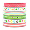 American Crafts - Backyard Collection - Boxed Ribbon - Petal, CLEARANCE
