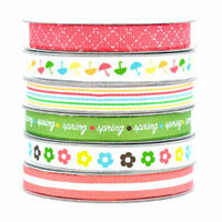 American Crafts - Backyard Collection - Boxed Ribbon - Petal, CLEARANCE