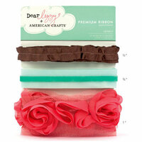 American Crafts - Dear Lizzy Spring Collection - Ribbon - Lovely, BRAND NEW