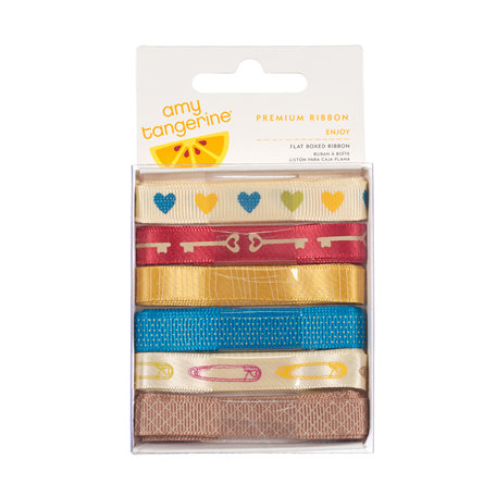 American Crafts - Amy Tangerine Collection - Ribbon - Enjoy