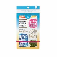 American Crafts - Sticker Book with Foil Accents - Inspirational Life