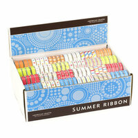 American Crafts - Ribbon Box Assortment - Summer 2008 - 192 Spools, CLEARANCE