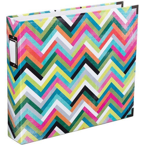 Becky Higgins - Project Life - Heidi Swapp Edition Collection - Album - 12 x 12 D-Ring - Multi Chevron