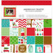 American Crafts - Be Merry Collection - Christmas - 12 x 12 Paper Pad