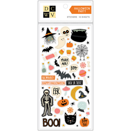 Die Cuts with a View - Stickers - Halloween Party - Holographic Foil Accents