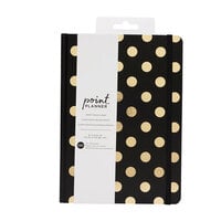 American Crafts - Point Planner Collection - Perfect Bound Planner - Gold Dot - Dot Grid Pages