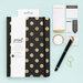American Crafts - Point Planner Collection - Perfect Bound Planner - Gold Dot - Dot Grid Pages
