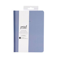 American Crafts - Point Planner Collection - Perfect Bound Planner - Solid Blue - Dot Grid Pages