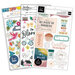 American Crafts - Care Free, Garden Party and Wonders Collections - Designer Sticker Book Bundle