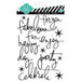 Heidi Swapp - Epoxy Stickers - Buzz Words - Black