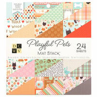 Die Cuts with a View - Playful Pets Collection - Foil Paper Stack - 6 x 6