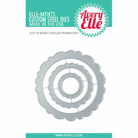 Avery Elle - Elle-Ments Dies - Wonky Circles Frames