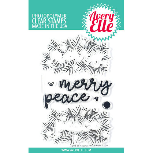 Avery Elle - Christmas - Clear Photopolymer Stamps - Peaceful Pines