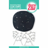 Avery Elle - Clear Photopolymer Stamps - Starry Scene