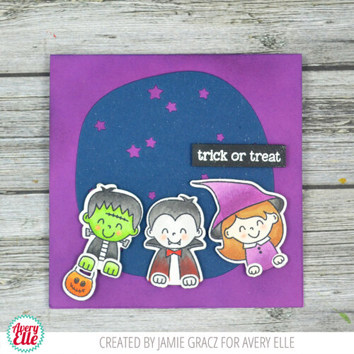 Clear Stamps Halloween Peek-A-Boo Pals Avery Elle Spooktacular 