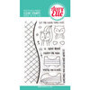 Avery Elle - Clear Photopolymer Stamps - Peek-A-Boo Coaster