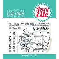 Avery Elle - Clear Photopolymer Stamps - Halloween S'mores