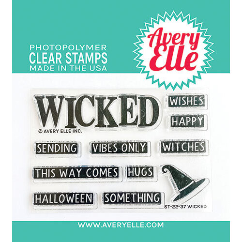 Avery Elle - Halloween - Clear Photopolymer Stamps - Wicked
