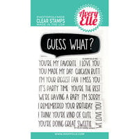 Avery Elle - Clear Photopolymer Stamps - Guess What