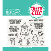 Avery Elle - Christmas - Clear Photopolymer Stamps - Beary And Bright