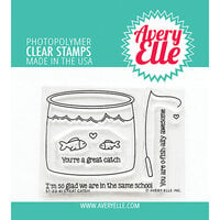 Avery Elle - Clear Photopolymer Stamps - Great Catch