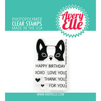 Avery Elle - Clear Photopolymer Stamps - Pop-Up Frenchie