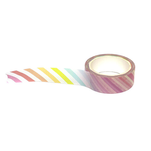 Avery Elle - Washi Tape - Bright Rainbow Stripes