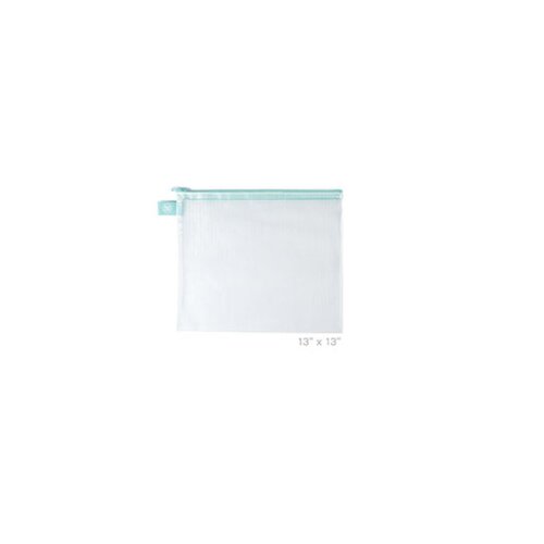 Avery Elle - Extra Large Vinyl Mesh Pouch - 13 x 13