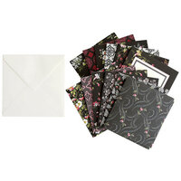 Anna Griffin - Cards And Envelopes - Square - Carte Noire