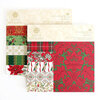 Anna Griffin - 12 x 12 Paper Pads - Christmas Botanical and Pattern Cardstock