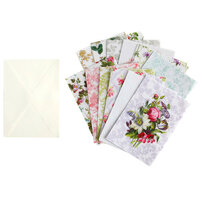 Anna Griffin - Vellum Cards And Envelopes - Floral Pattern